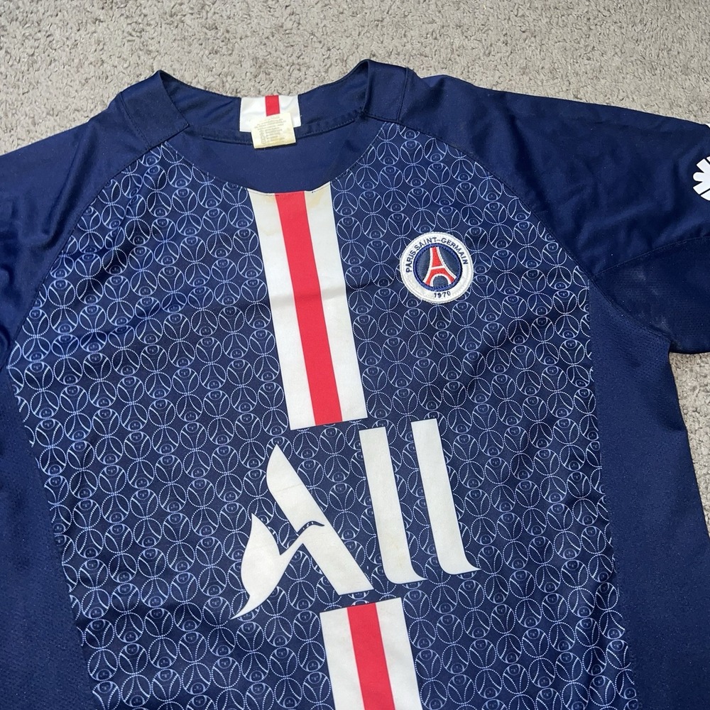 Paris Saint-Germain White L 2020/21 Home Vapor Knit Match Replica Jersey